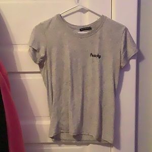 brandy melville peachy shirt